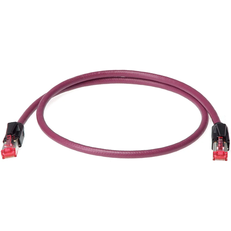 Klotz CAT Network Cable, 5 m RJ45 - RJ45, Burgundy Purple - Digital Interface Cables - Image 1