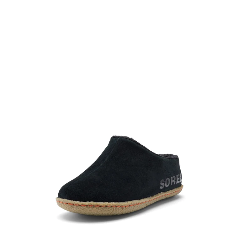 Sorel KIDS LANNER RIDGE II Unisex Kids Slippers, Black (Black x Sage) - Youth, 2 UK
