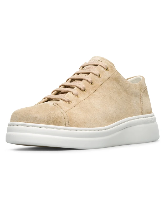 Camper Women's Runner Up Sneaker, Medium Beige, 6 UK