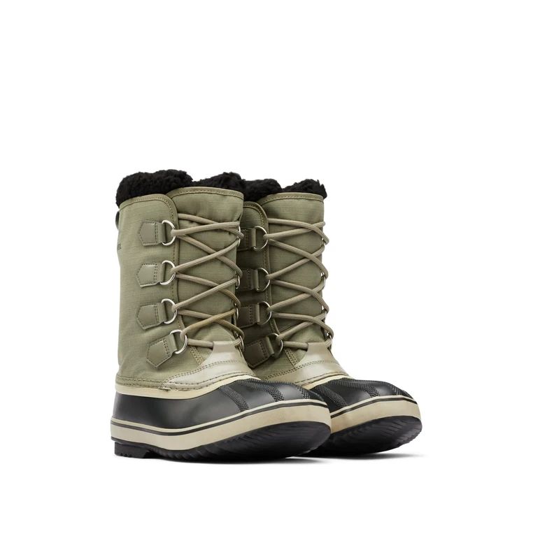 Sorel 1964 PAC NYLON WATERPROOF Men's Snow Boots, Green (Sage x Dark Moss), 10 UK