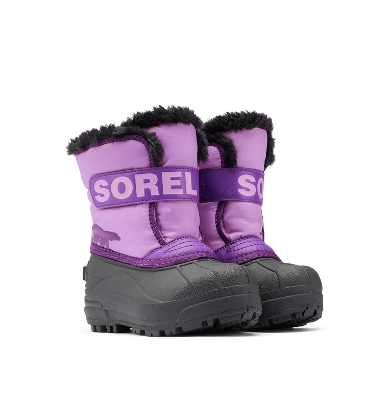 Sorel Unisex Kids Kids Snow Commander Winter Boots, Purple Gumdrop X Purple Violet Children, 9 UK