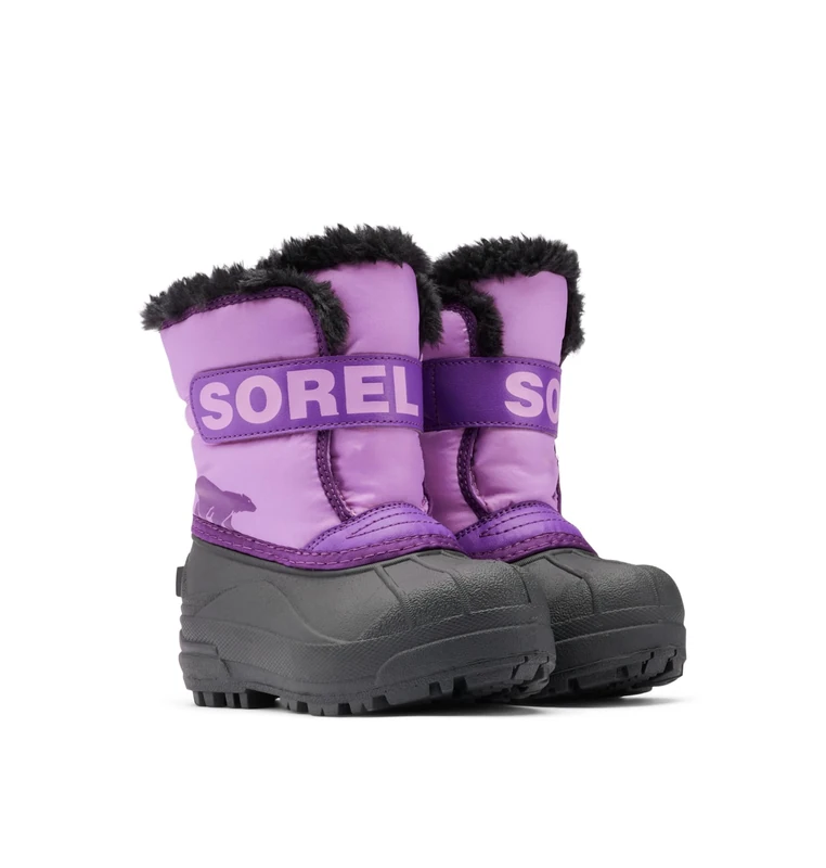 Sorel Unisex Kids Kids Snow Commander Winter Boots, Purple Gumdrop X Purple Violet Toddler, 4 UK