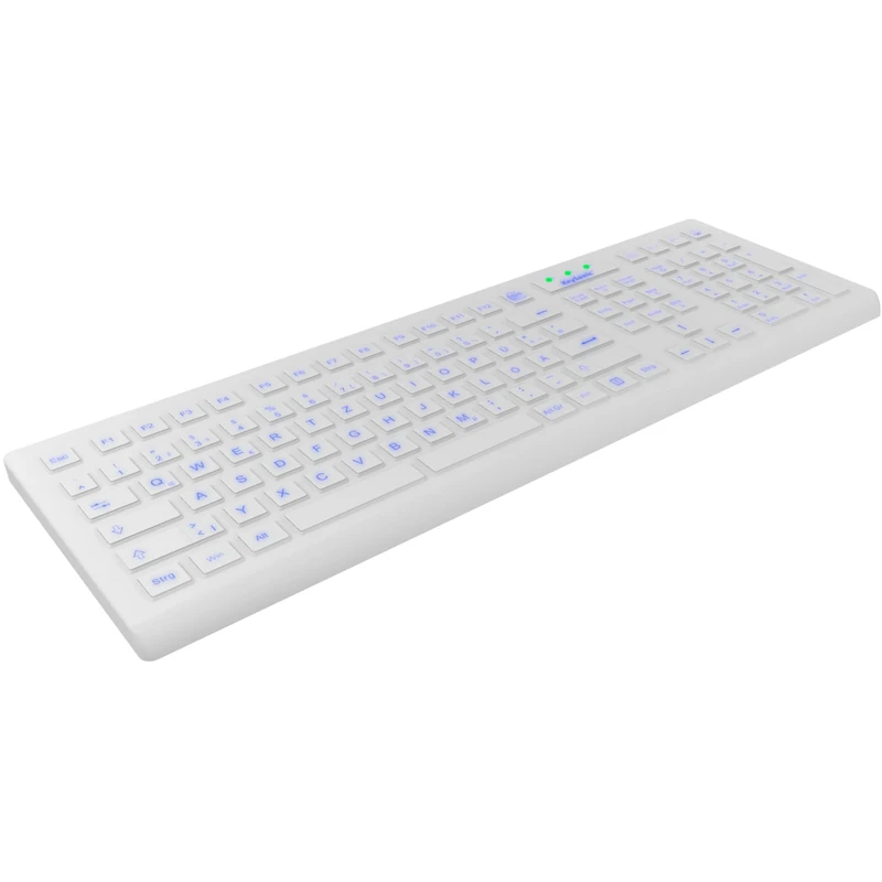 KeySonic Keyboard KSK-8031INEL-WH (DE) Industrial Keyboard White