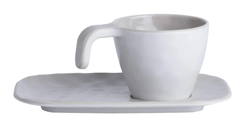 Summer Espresso Cup with Saucer Beige