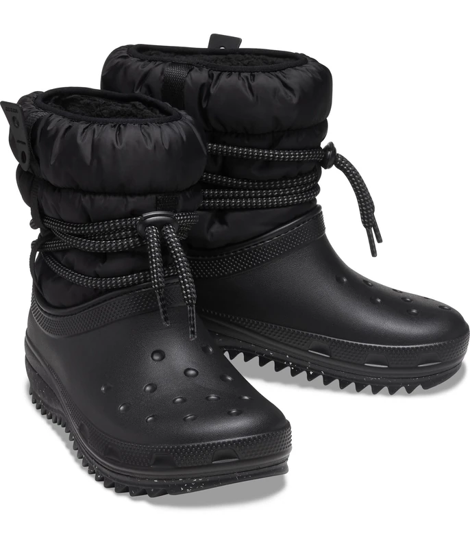 Crocs, Classic Neo Puff Luxe Boot W, Female, Adult, 6, Black
