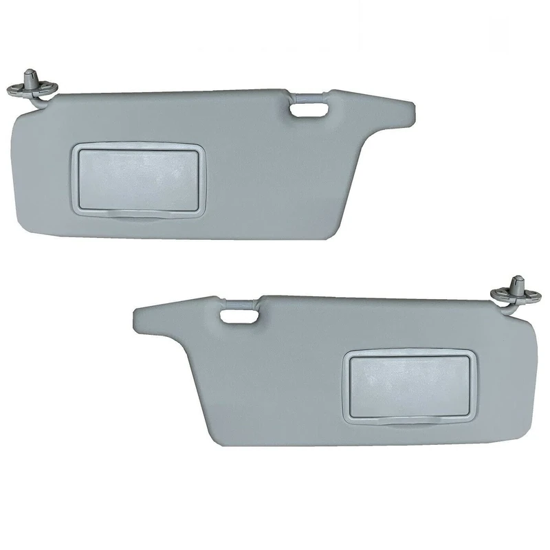 Sun Visor for Honda Civic 2001 2002 2003 2004 2005 Left + Right Pair Driver + Passenger Sides Gray 2MPLASTIC