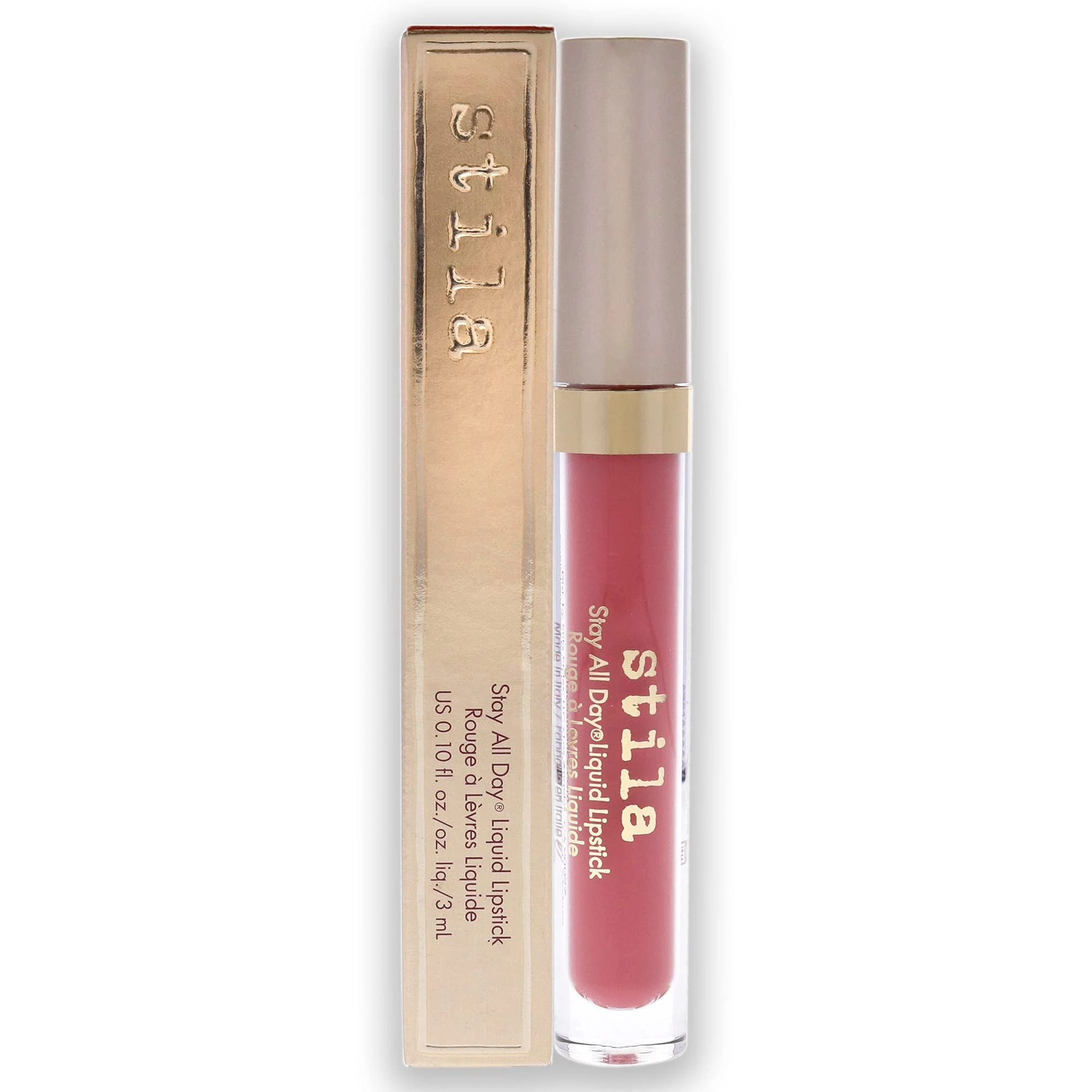 Stila Stay All Day Liquid Lipstick - Pink - Long Lasting & Weightless - Matte Finish - 18 g (Pack of 1)