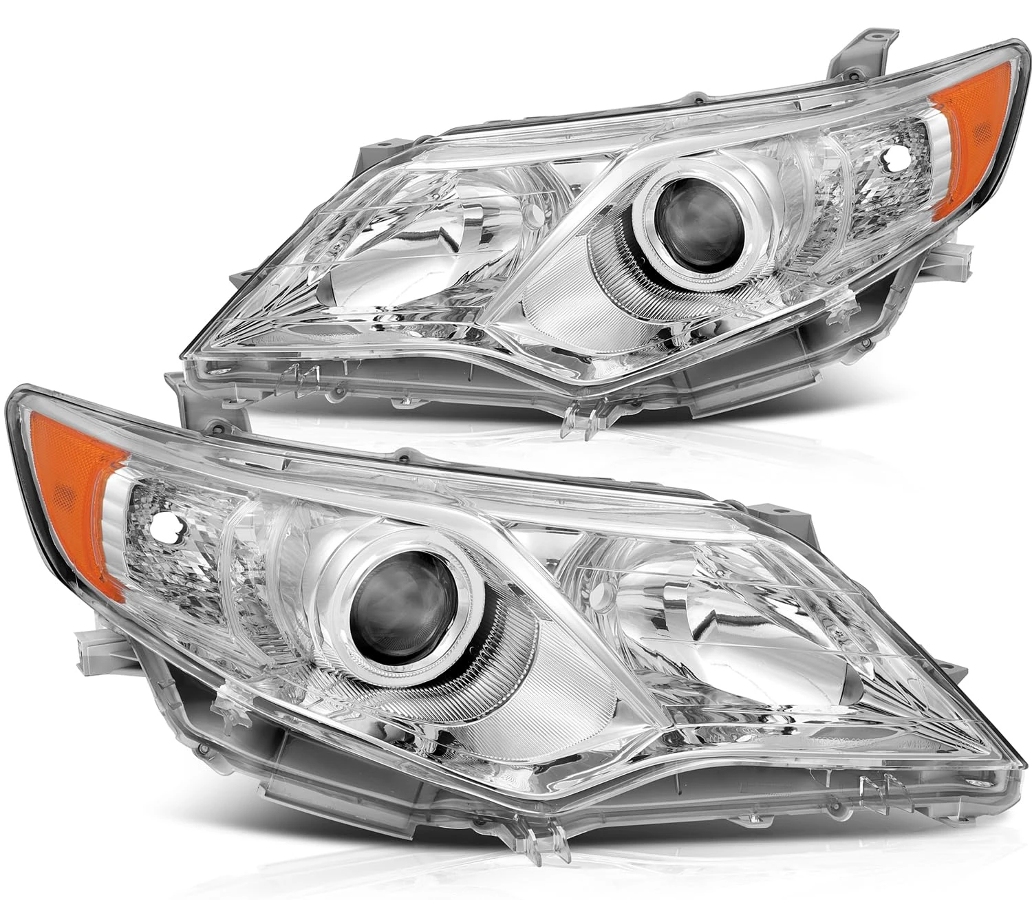 ECCPP Headlight Assembly For Toyota Camry 2012-2014 Driver and Passenger Side Headlamps