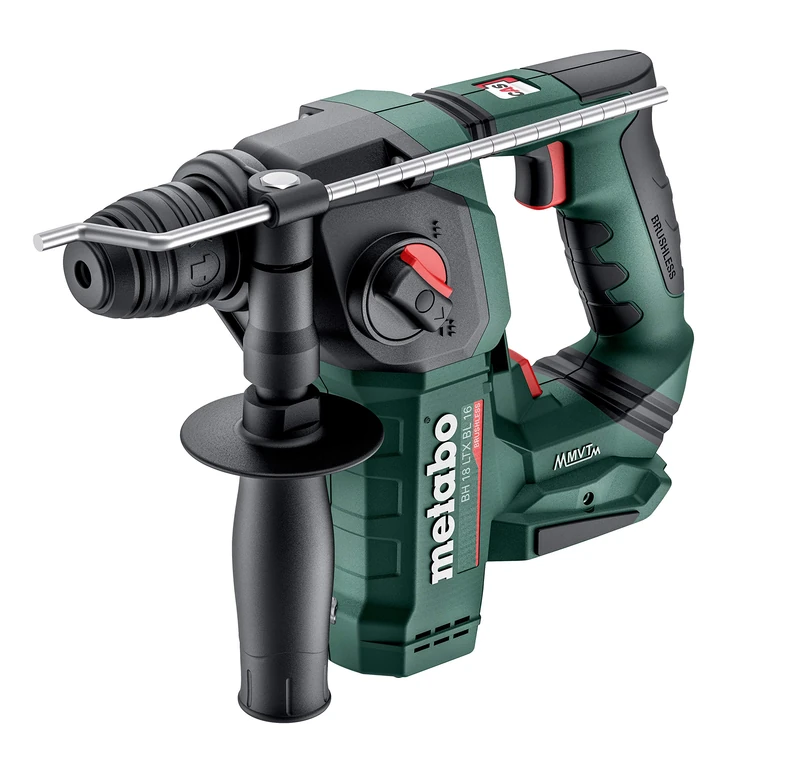 Metabo BH 18 LTX BL 16-600324850 Cordless Hammer Drill with Brushless Motor for Hammer Drilling and Drilling - Without Battery and Charger
