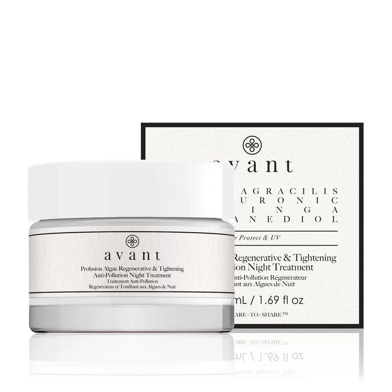 Avant | Profusion Algae Regenerative & Tightening Anti-Pollution Night Treatment | 1x50ml