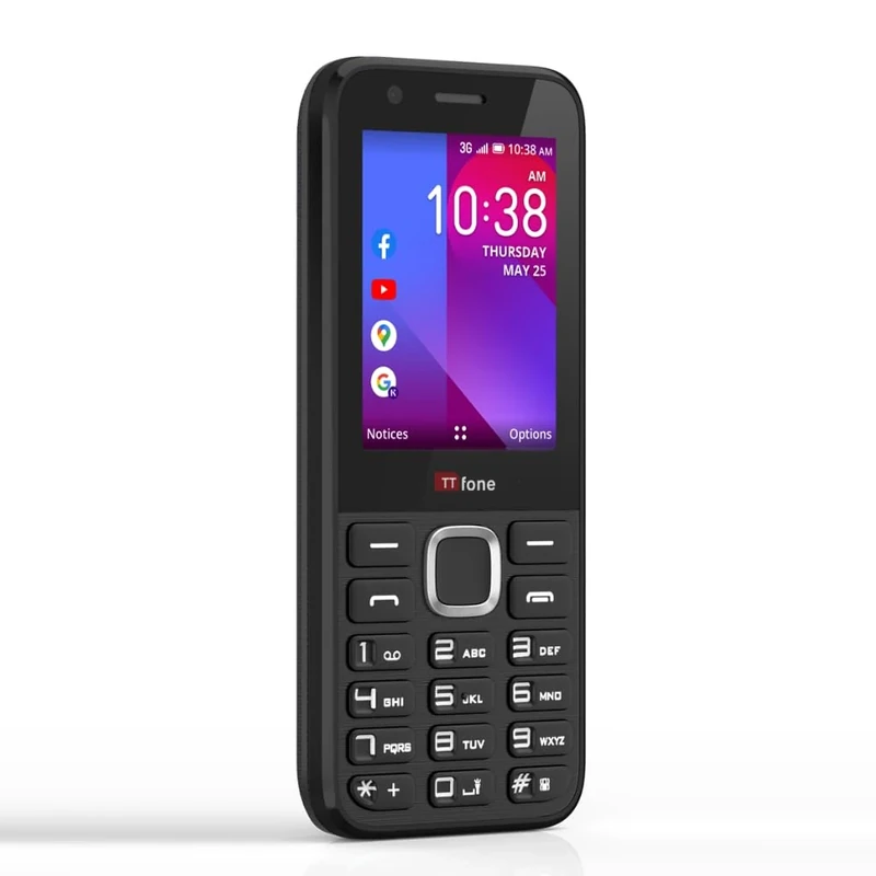 TTfone TT240 Mobile Phone KaiOS Feature Smartphone - Pay As You Go (O2 with £20 Credit)