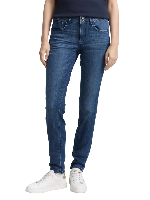 TOM TAILOR Ladies Jeans 202212 Alexa Skinny, 10282 - Dark Stone Wash Denim (2), 27W / 32L