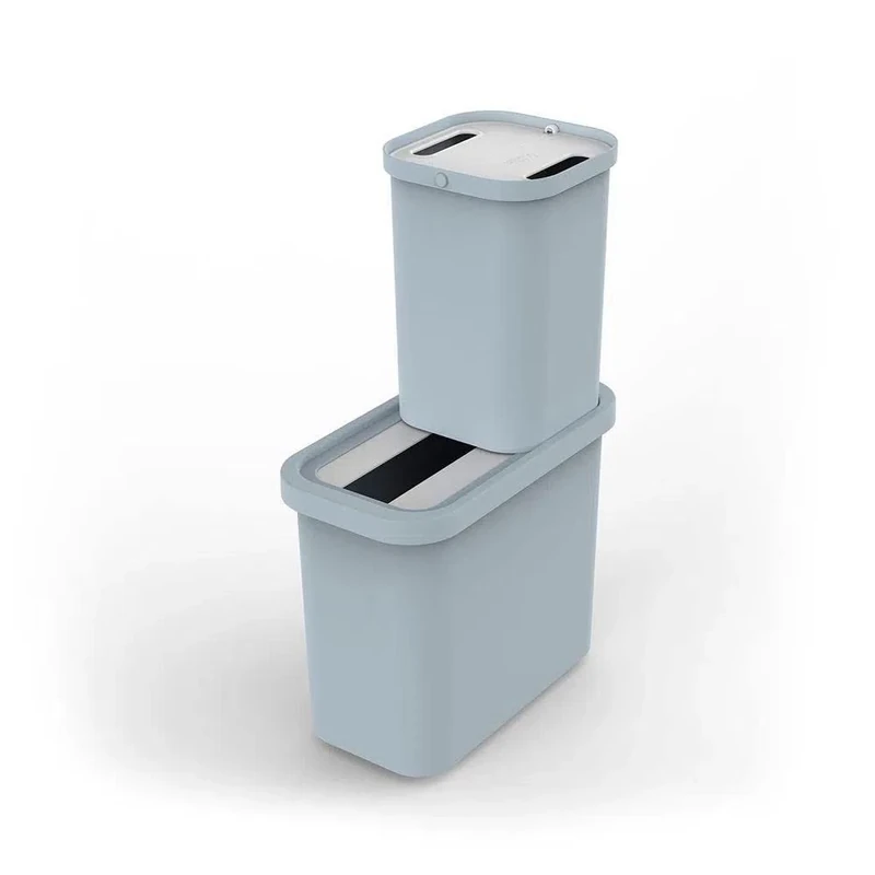 Joseph Joseph GoRecycle 46-Litre Recycling Set with 14-Litre Easy empty Caddy and 32-Litre Recycling Collector