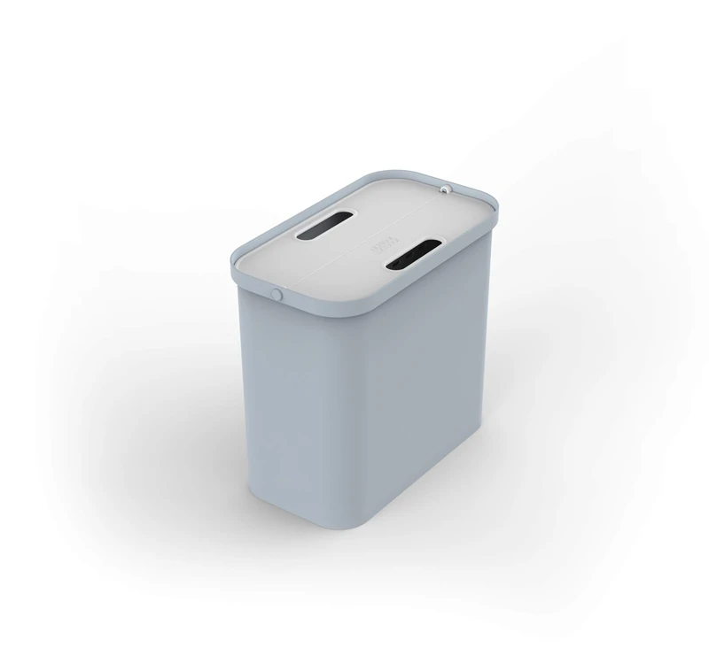 Joseph Joseph GoRecycle Dual Compartment, Easy Empty 28-Litre Recycling Caddy Ideal for Glass, Paper, Metal and Plastic