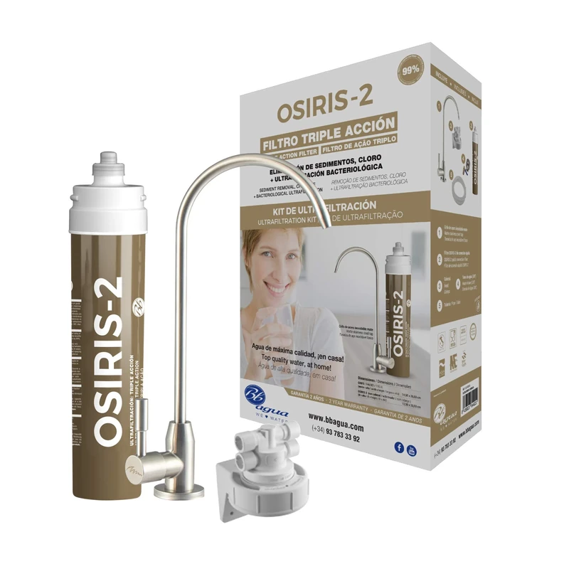 Osiris-2 Triple Action Undercounter Water Filter with Tap