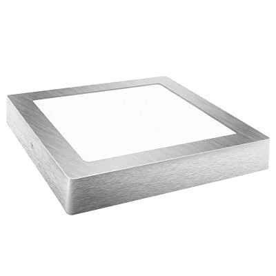 Matel Service LED Downlight Superf.Cuad.Plata 12w.ne
