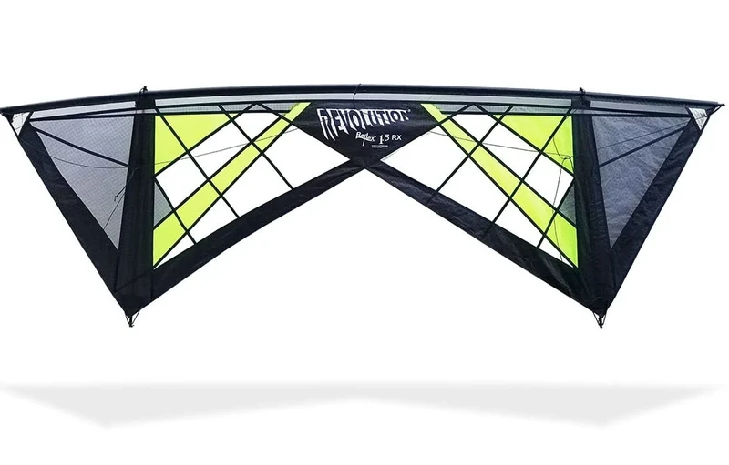 Revolution Kits Spiderweb Reflex 1.5 RX 4-Line Kite - SPI Lime #1-1