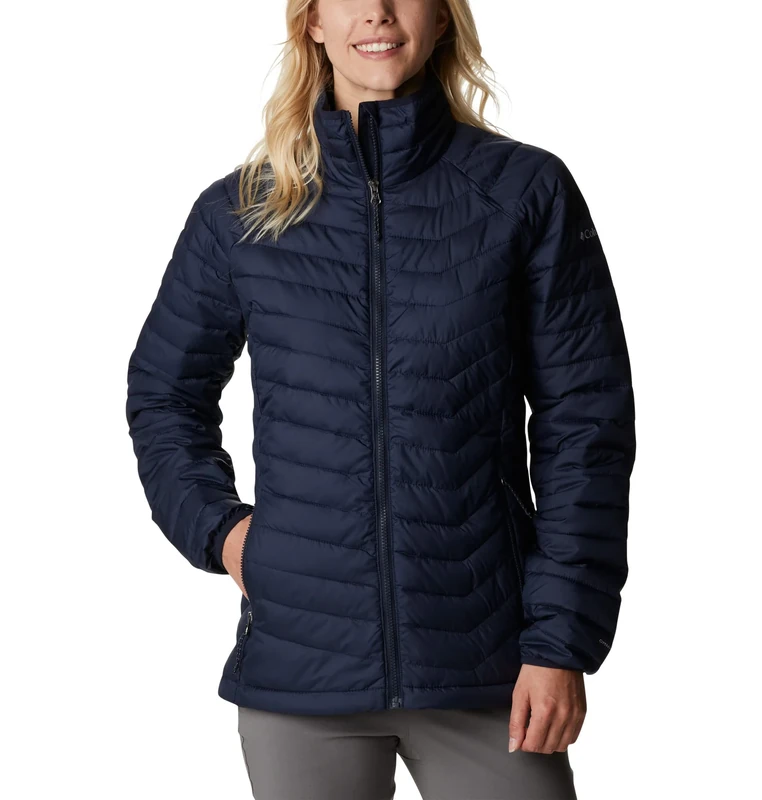 Columbia Women's Powder Lite Jacket, Puffer Jacket, Dark Nocturnal, Size S