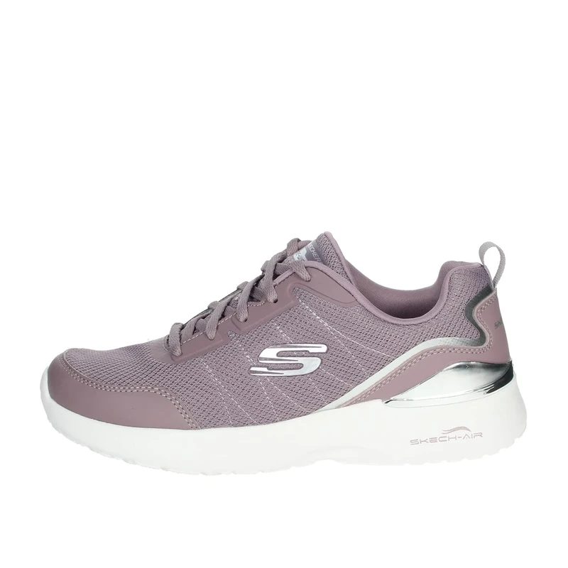 Skechers Women's Skech-Air Dynamight The Halcyon Sneaker, Lavender Mesh/Silve Trim, 6 UK