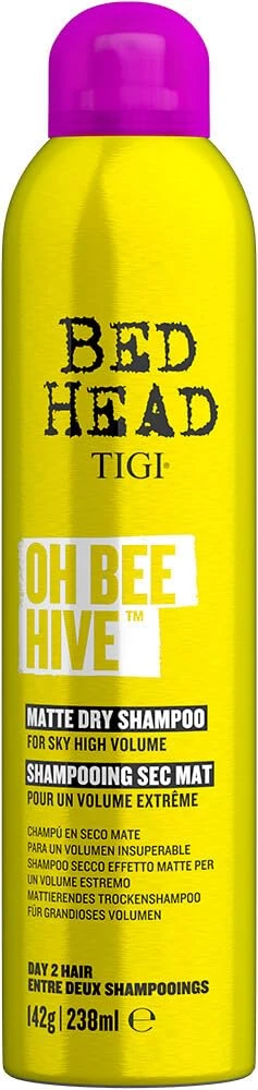 TIGI Oh Bee Hive Dry Shampoo, for Volume and Matte Finish, 238ml