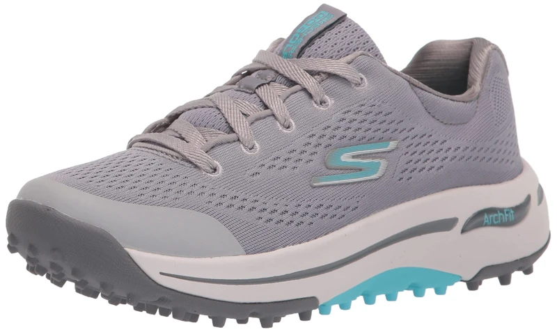 Skechers Women's Balance Golf Shoe, Grey Blue, 2.5 UK - Image 1