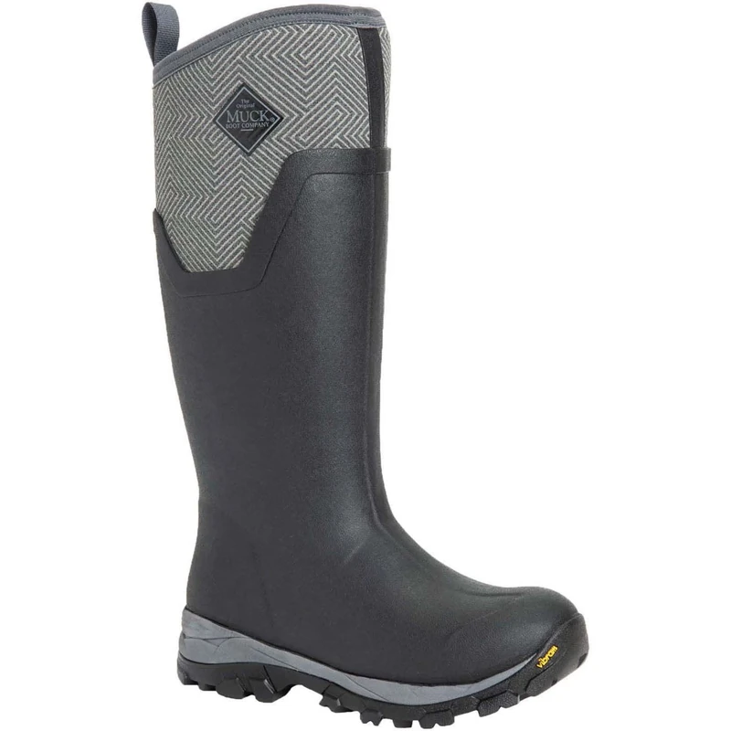 Muck Boots Women's Arctic Ice Tall AGAT Thermal Waterproof Wellington, Black, 5