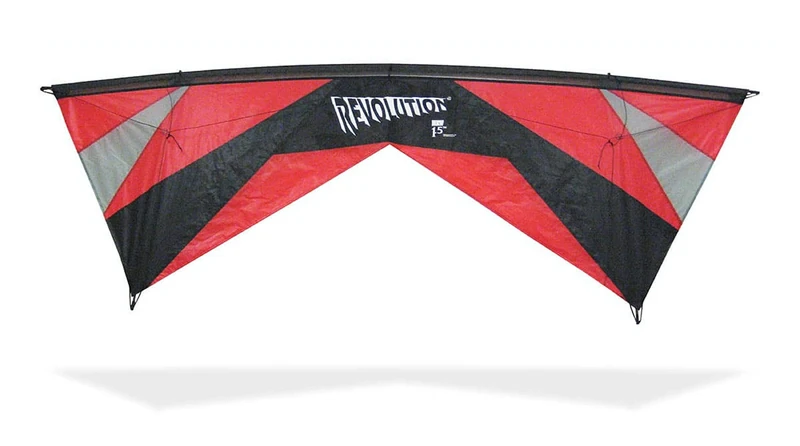 Revolution Kites - Kite Reflex Experience, EXP Blk, Red/Grey/Black