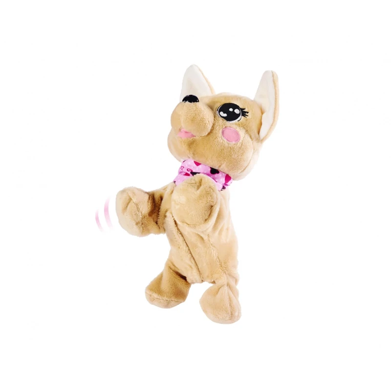 Simba 105893500 - ChiChi Love Baby Boo, German Version, Responds to 12 Voice Commands, With Over 60 Different Sounds, 30 cm, Chihuahua Plush Dog, Interactive Pet, from 3 Years,Rosa