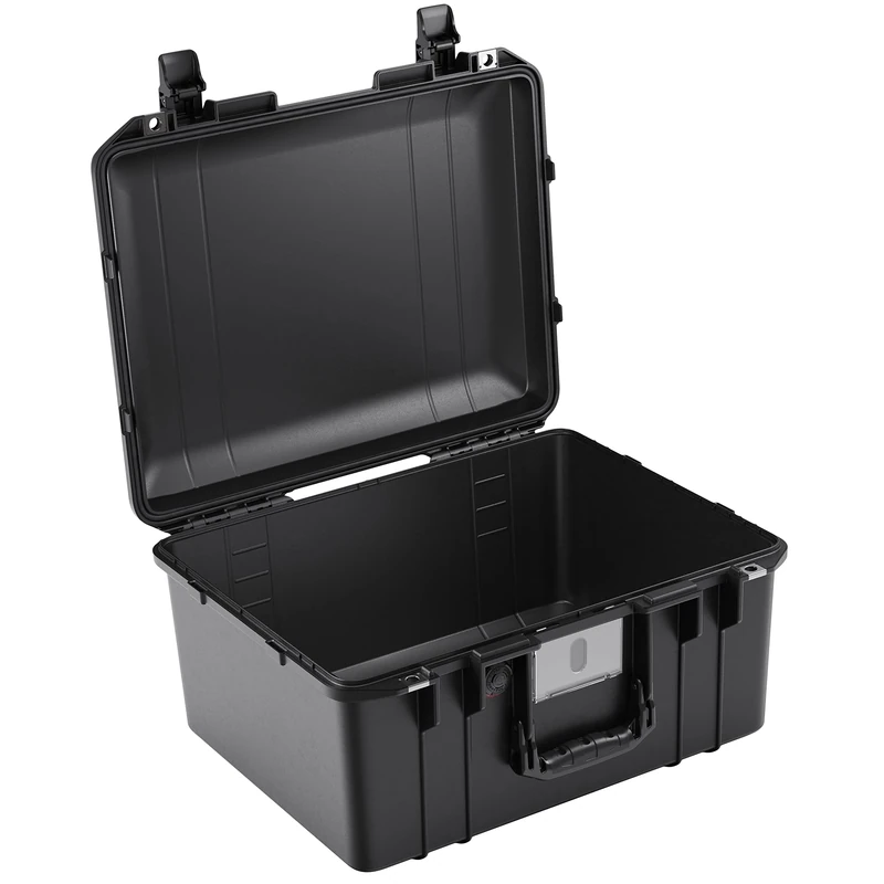 Peli 1557 Air Lightweight Protective Case for Drone and Camera Equipment, Watertight and Dustproof, 36L Capacity, No Foam, Colour: Black