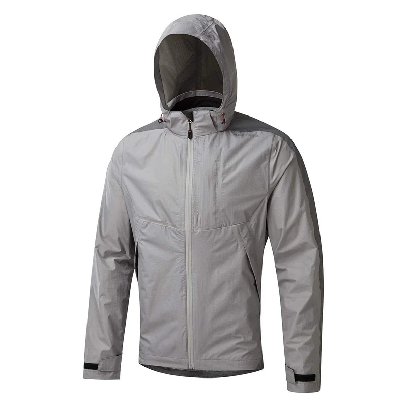 Altura Waterproof Typhoon Mens Cycling Jacket with Reflective Technology – Silver Grey – Small - Image 1