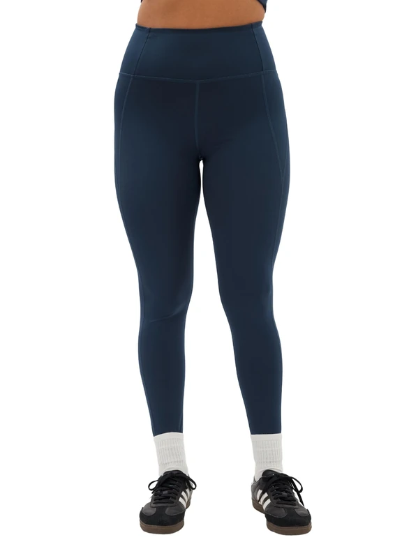 Girlfriend Collective Women's Compressive high-Rise Leggings, 7/8, Midnight, M