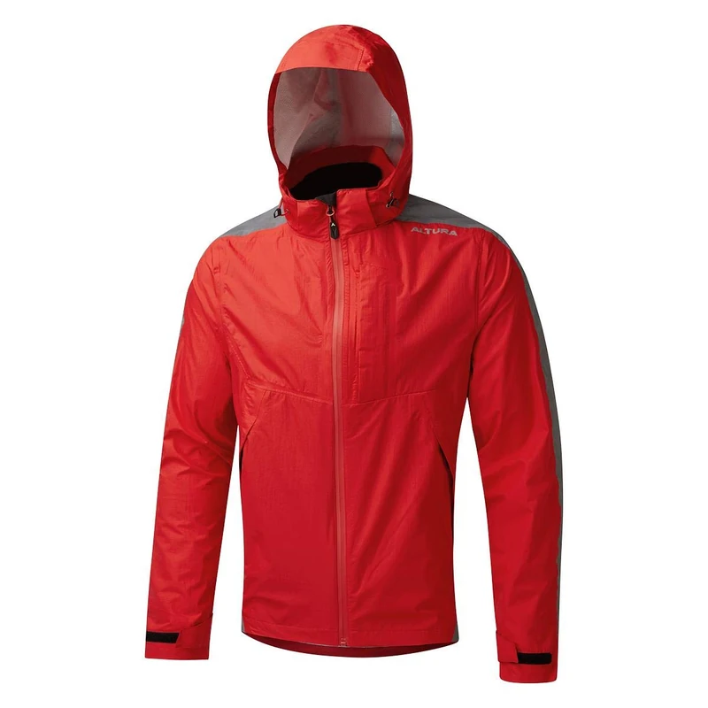 Altura Waterproof Typhoon Mens Cycling Jacket with Reflective Technology - Red - Medium, AL22MCY2NV-5G-M