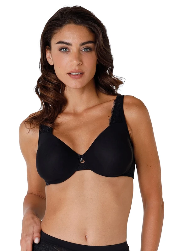 Lovable Women's Celebrity Minimizer Bra, Black, 36E - Image 1