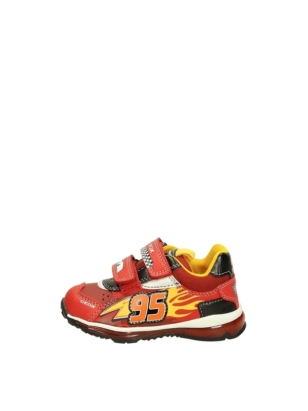 Geox Baby Boys B Todo Boy Sneakers, Red Black, 3.5 UK Child