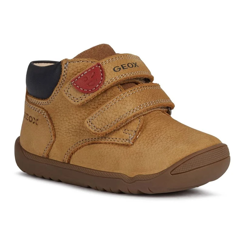 Geox Baby Boys B Macchia Boy First Steps, Biscuit, 5 UK Child