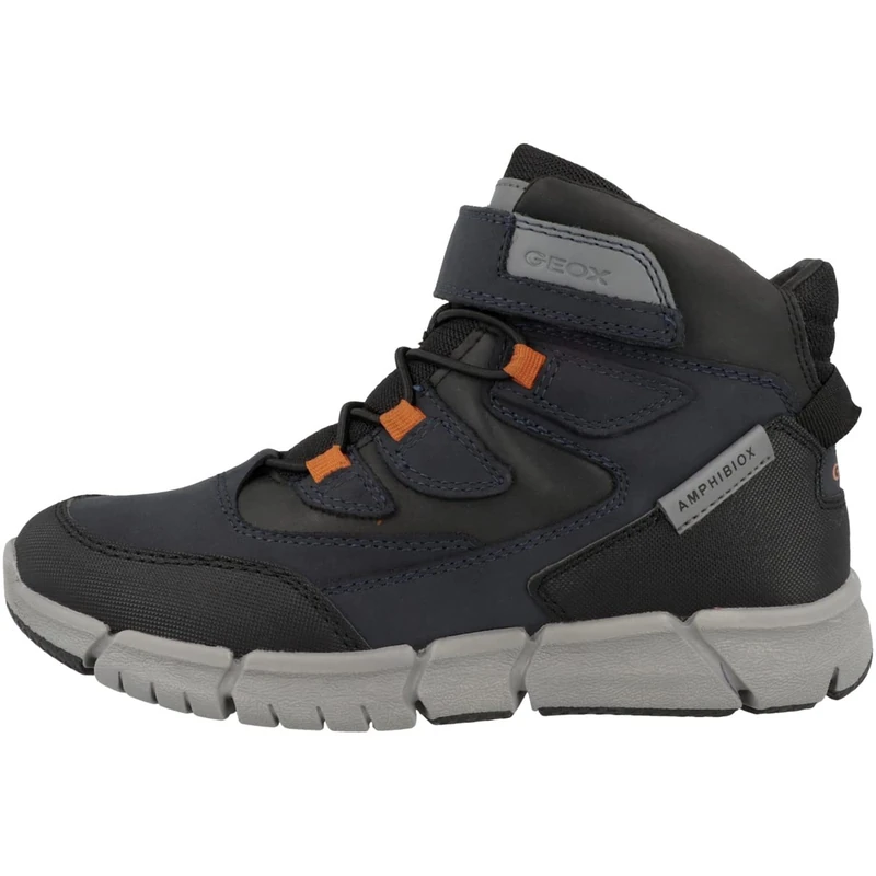 Geox Boy's J Flexyper Boy Abx Ankle Boots, Navy Grey, 5 UK Child
