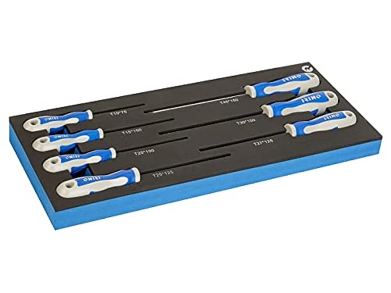 IRIMO Foam 7‑Piece Torx Screwdriver Set – 1/3” Handle - Image 1