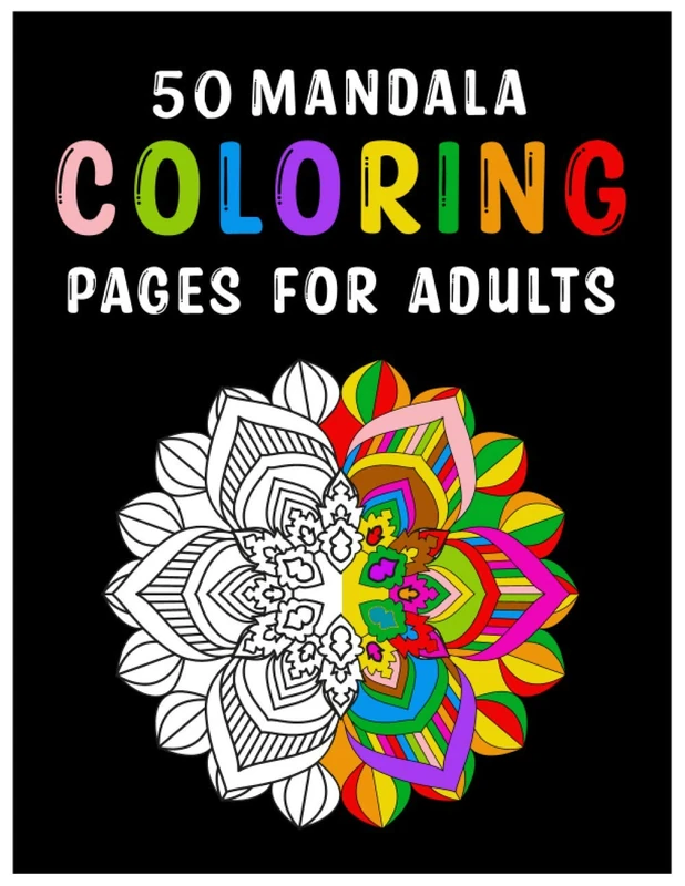 50 Mandala Coloring Pages for Adults - Image 1