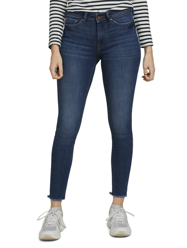 Tom Tailor Ladies Jona Extra Skinny Jeans 1023970, 10119 - Used Mid Stone Blue Denim, 27