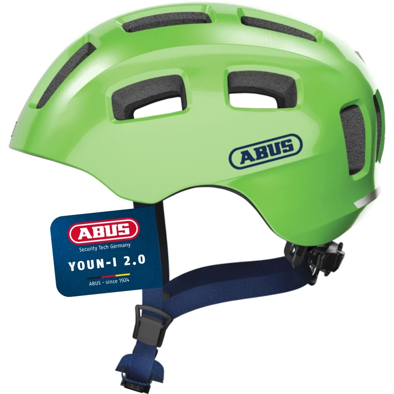 ABUS Youn-I 2.0 bike helmet - with light for children, teenagers and young adults - for girls and boys