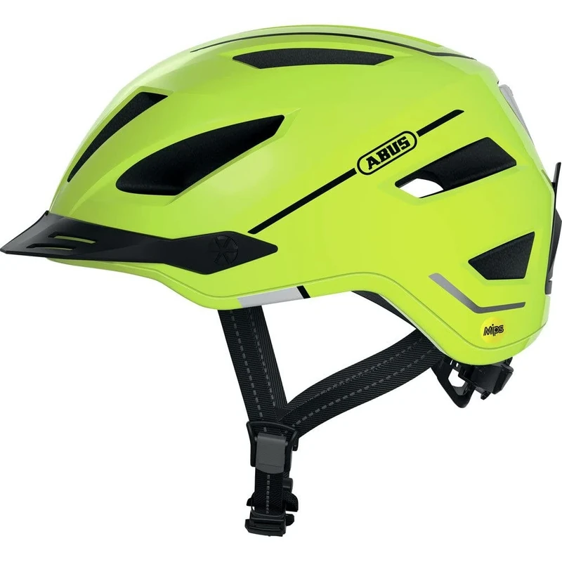 ABUS Pedelec 2.0 MIPS city helmet - bike helmet with rear light, peak, rain cover and MIPS impact protection - for men and women