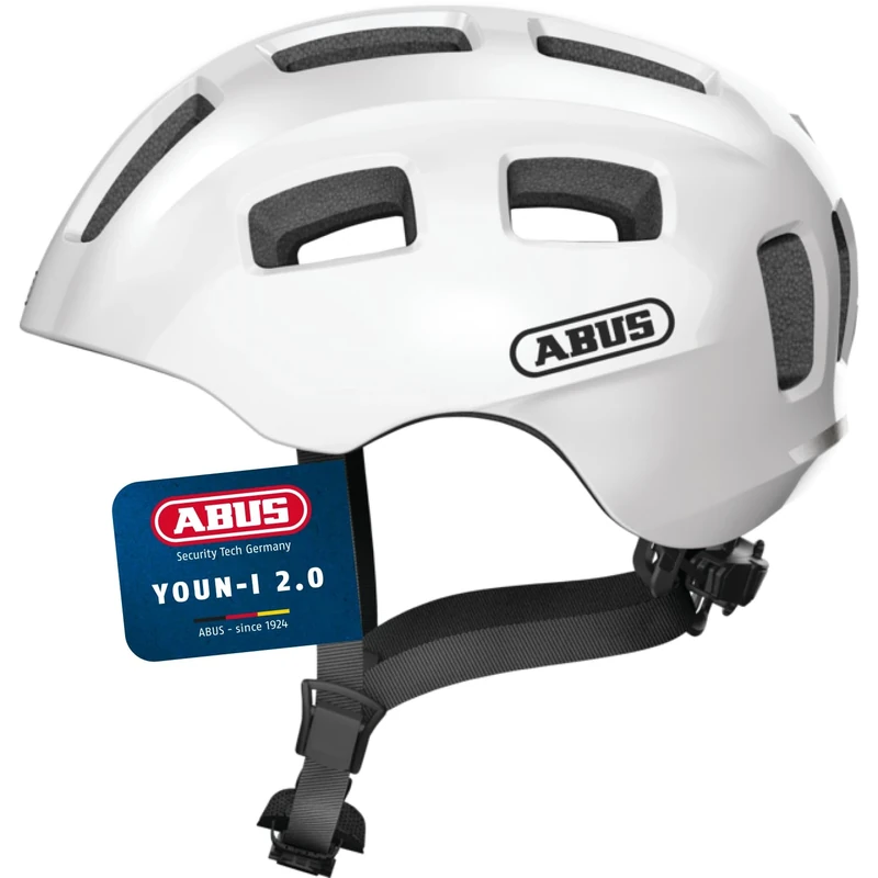 ABUS Youn-I 2.0 bike helmet - with light for children, teenagers and young adults - for girls and boys