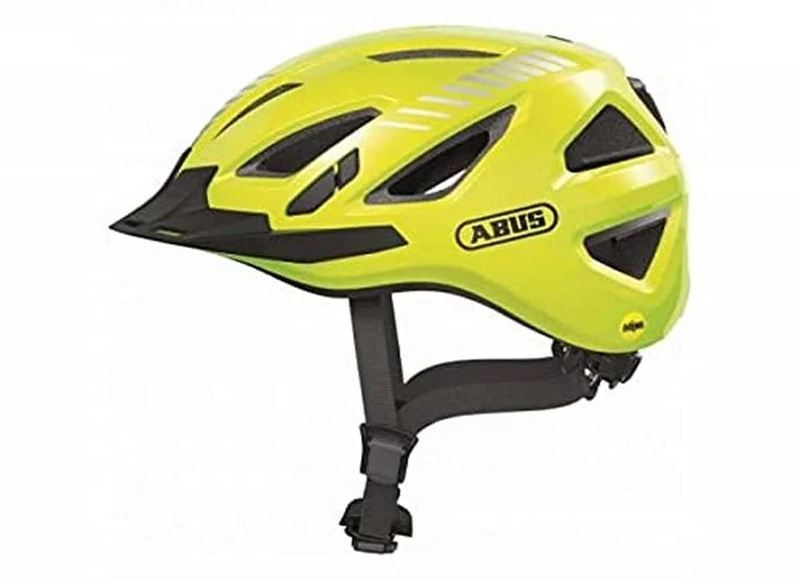 ABUS Urban-I 3.0 MIPS city helmet - bike helmet with impact protection, rear light, visor and magnetic fastener - for men and women