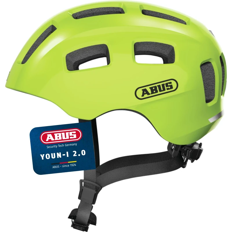 ABUS Youn-I 2.0 bike helmet - with light for children, teenagers and young adults - for girls and boys