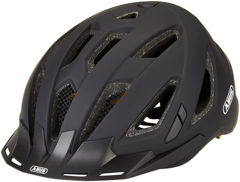 ABUS Urban-I 3.0 MIPS city helmet - bike helmet with impact protection, rear light, visor and magnetic fastener - for men and women