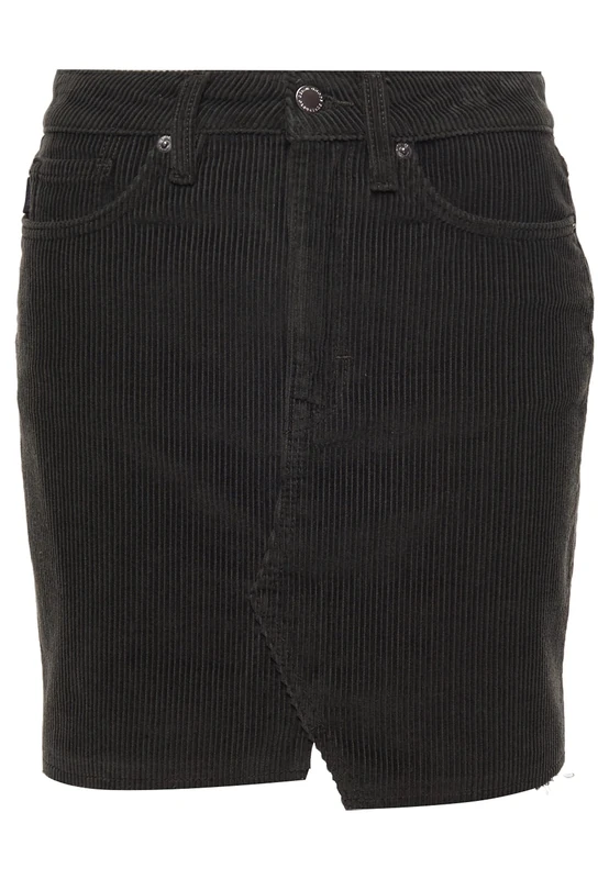 Superdry Women's Denim MINI Skirt Skirt, Surplus Good Olive Cord, W29 - Image 1
