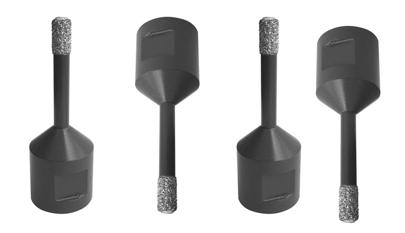 Leja Tools 830M14-6-12 Set of 4 Diamond Hollow Drill Bits for Dry Drilling with M14 Thread (6-8-10-12 mm)
