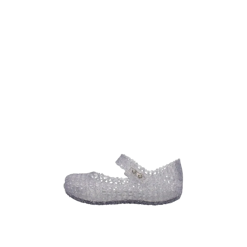 melissa Girls Mini Bell Paper Bb Flat Sandals, transparent, 7 UK Child