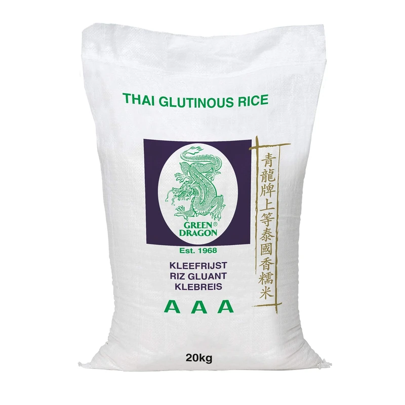 Green Dragon Thai Sticky Rice Rice 20KG Premium Rice Glutinous White Rice AAAChinese Ingredients Chinese Asian Cooking 20KG