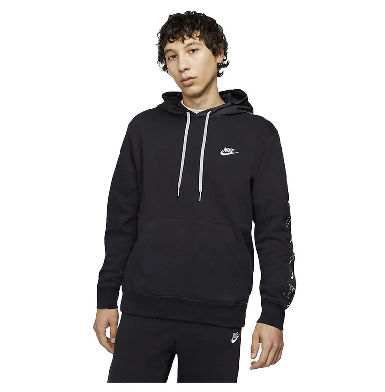 Nike CZ9946-010 M NSW CE PO FT SNL ++ Sweat mens black/black/particle grey/(white) XL